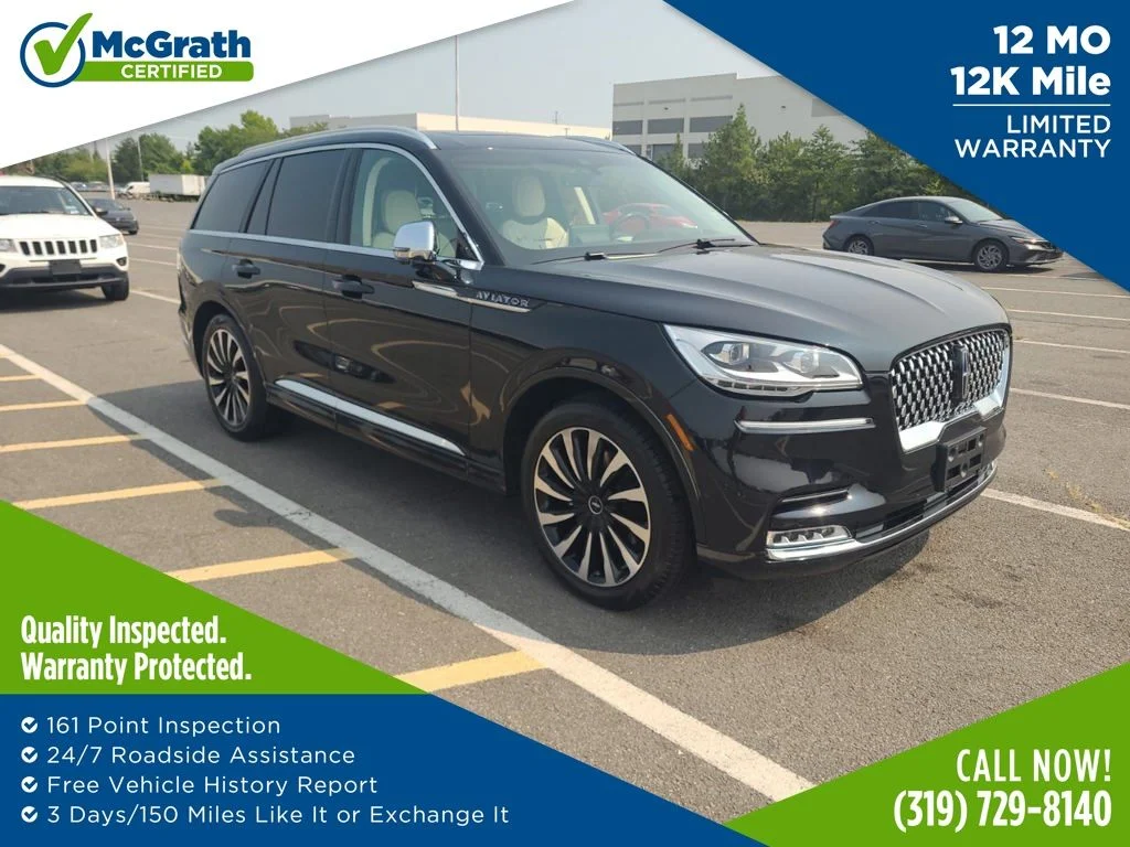 Certified Used 2022 Black Lincoln Black Label Grand Touring image 1