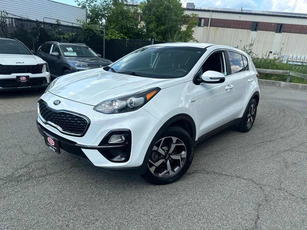 Used 2020 White Kia LX image 1