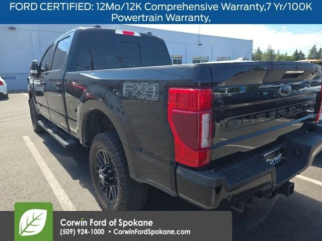 Used 2021 Agate Black Metallic Ford Lariat image 3