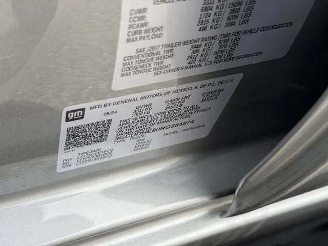Used 2024 Sterling Gray Metallic Chevrolet ZR2 image 31