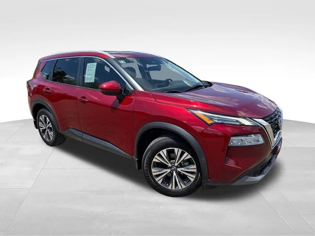Certified Used 2022 Red Nissan SV image 1