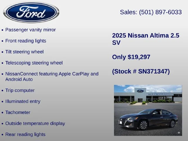 Used 2025 Black Nissan 2.5 SV image 29