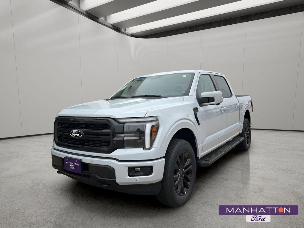 New 2025 Space White Metallic Ford Lariat® image 1