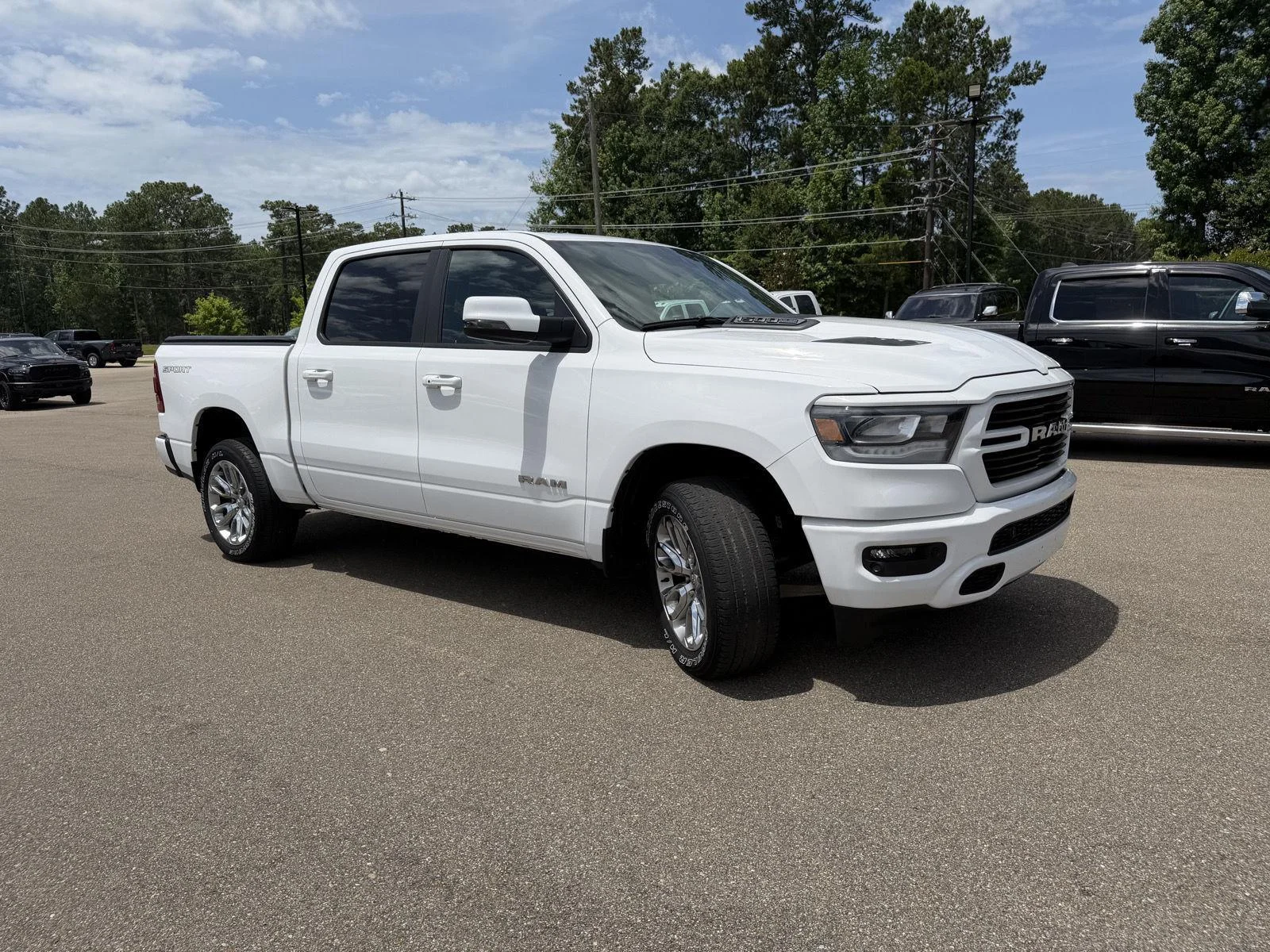 Used 2023 Bright White Clearcoat Ram Laramie image 3
