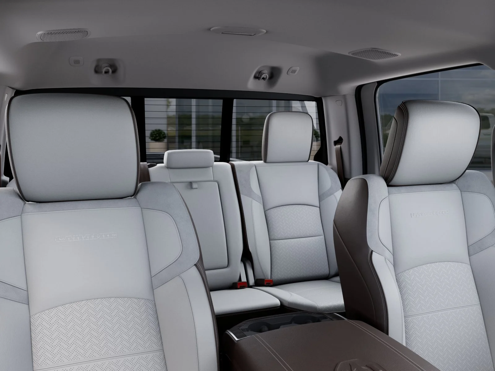 New 2026 Bright White Clear-Coat Exterior Paint RAM Laramie image 52