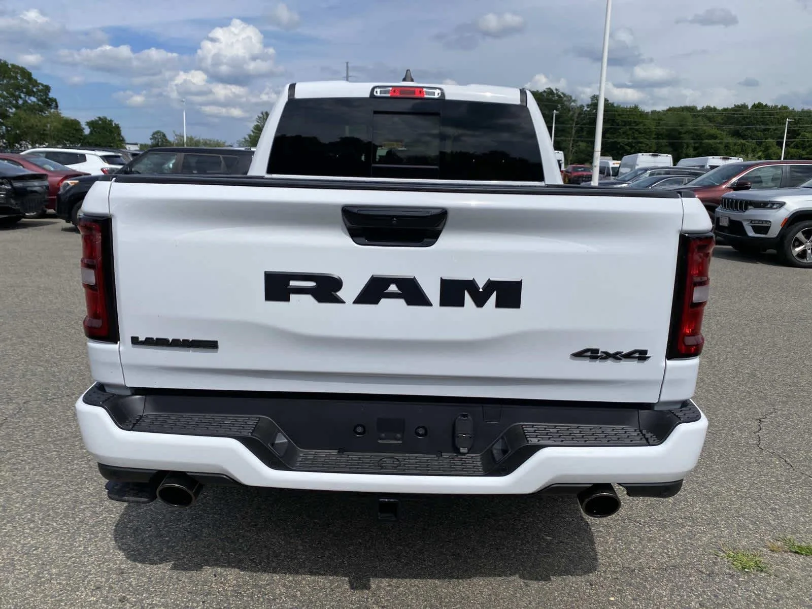 New 2026 Bright White Clear-Coat Exterior Paint RAM Laramie image 4