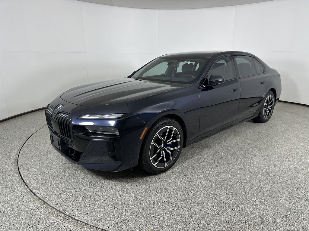 Certified Used 2024 Carbon Black Metallic BMW 760i xDrive image 1