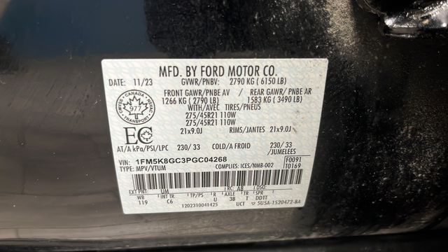 Used 2023 Agate Black Metallic Ford ST image 28