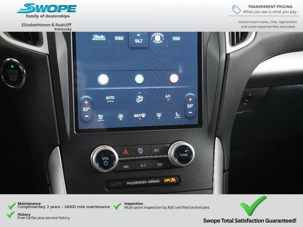 Certified Used 2023 Atlas Blue Ford SEL image 27