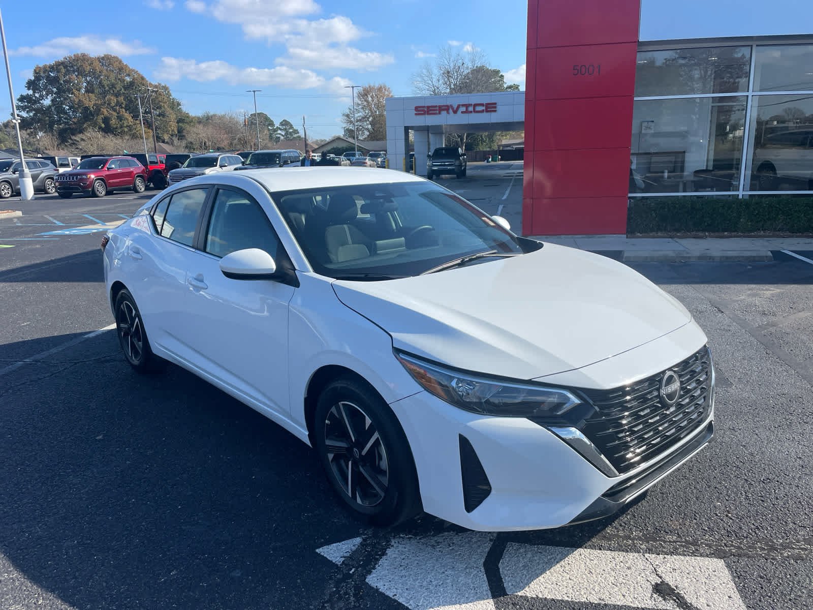 Used 2025 Nissan Sentra SV with VIN 3N1AB8CV9SY364854 for sale in Broussard, LA