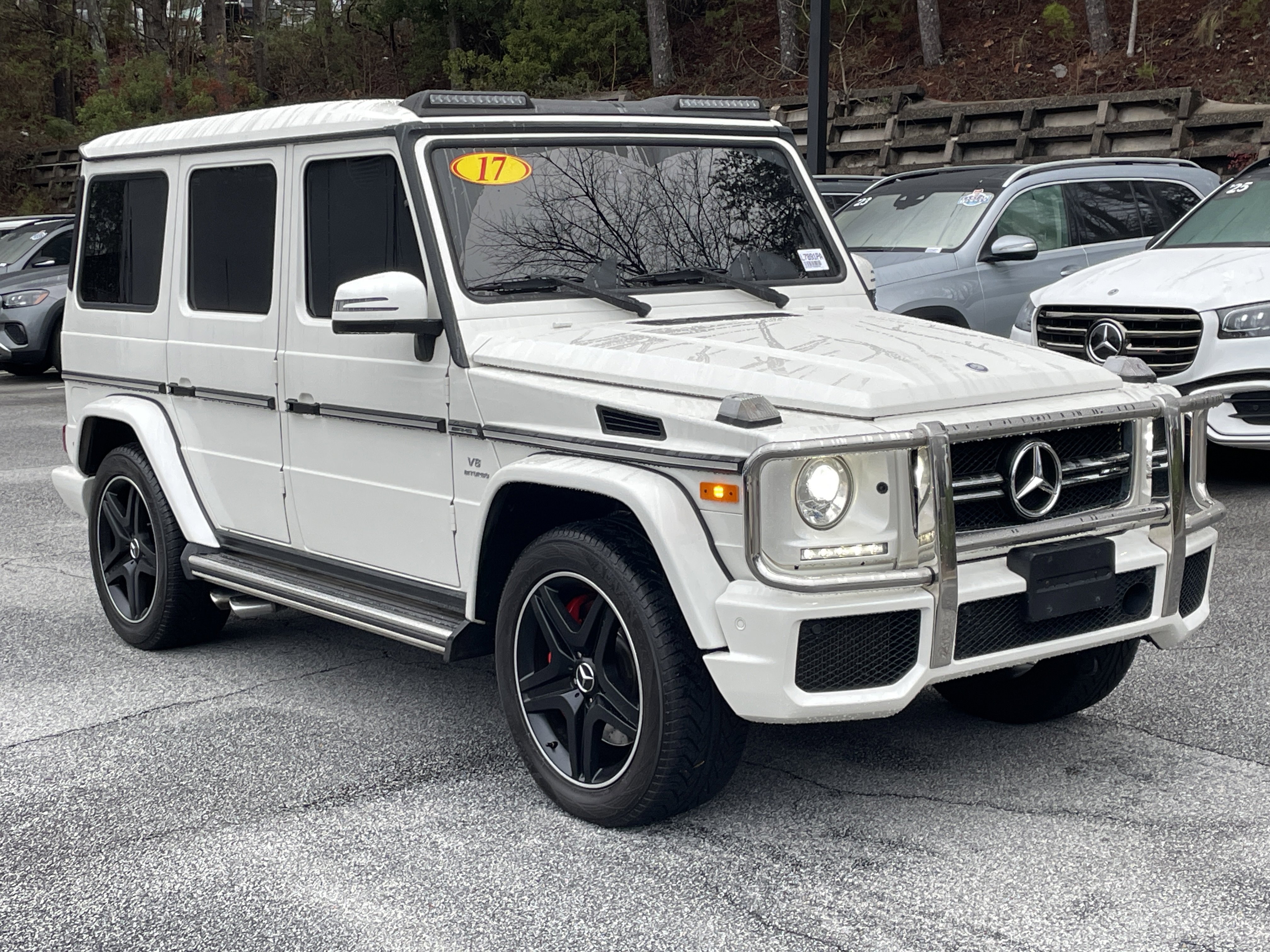 Used 2017 designo® Mystic White Metallic Mercedes-Benz AMG® G 63 4MATIC® SUV image 4