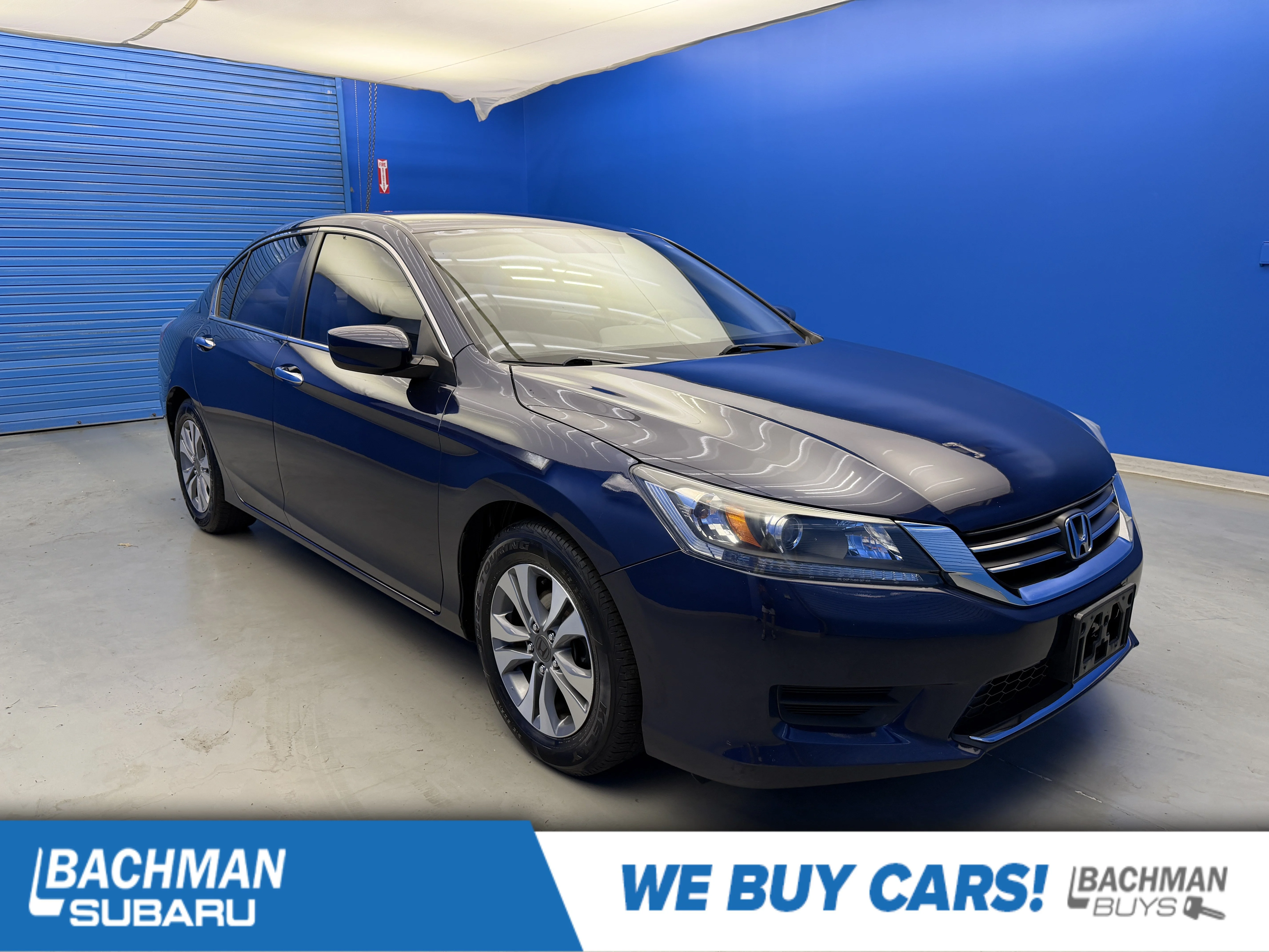 Used 2013 Obsidian Blue Pearl Honda LX image 1
