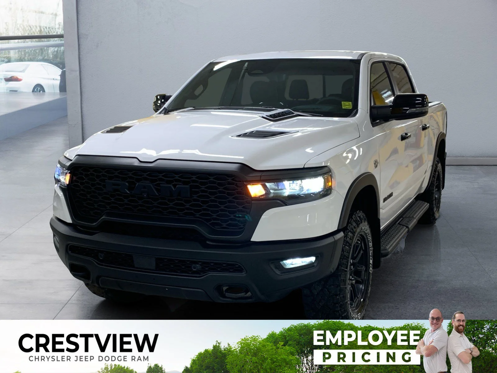 New 2026 Bright White Ram Rebel image 1
