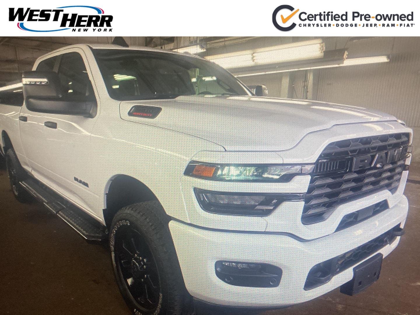 Used 2025 Bright White Clearcoat Ram Big Horn image 1