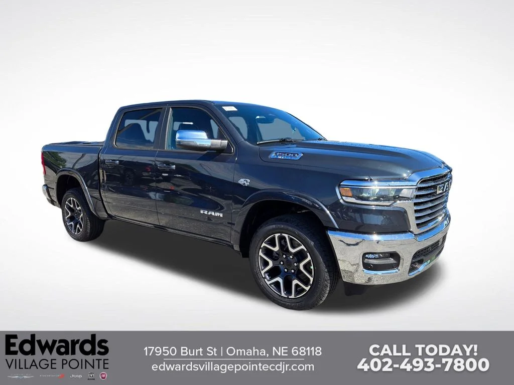 New 2026 Forged Blue Metallic Exterior Paint RAM Laramie image 1
