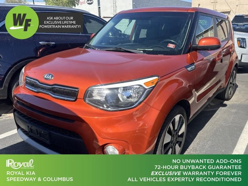 Used 2019 Orange Kia Plus image 1