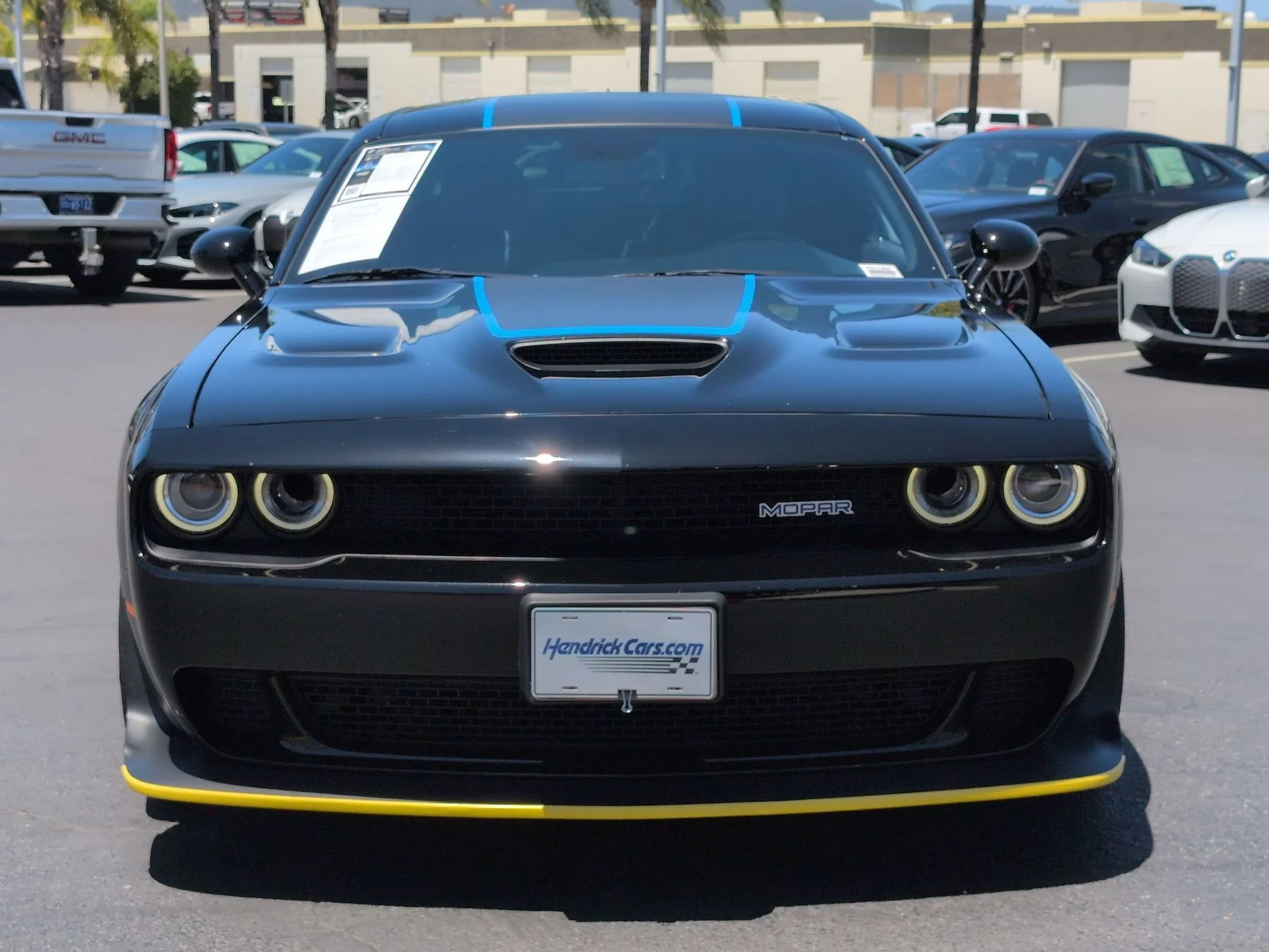 Used 2023 Pitch Black Clearcoat Dodge R/T Scat Pack Widebody image 2