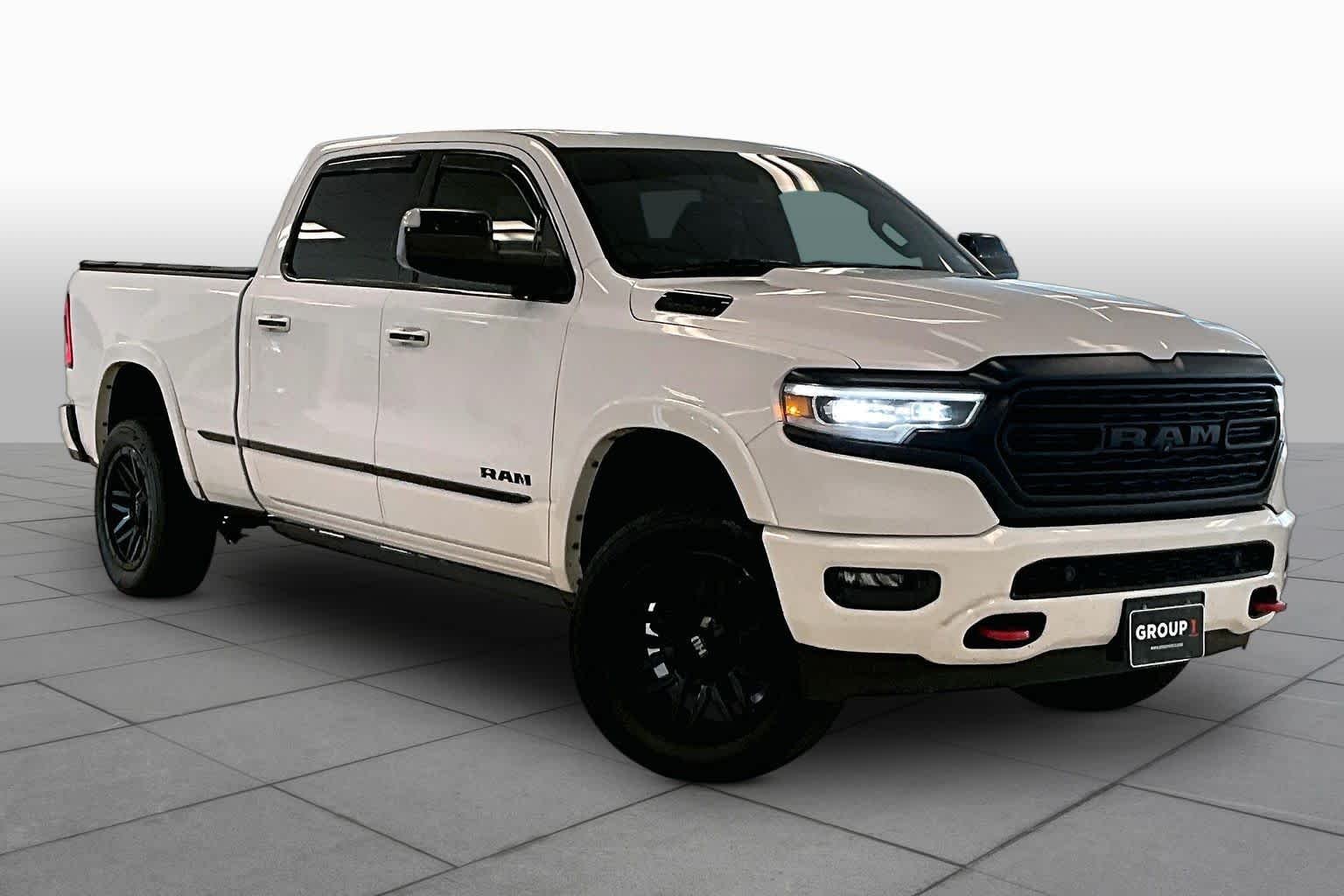 Used 2021 Bright White Ram Limited image 2
