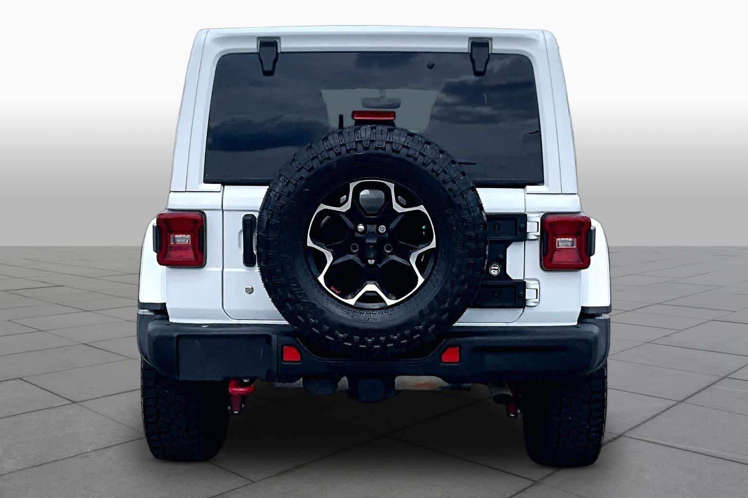 Used 2020 Bright White Clearcoat Jeep Rubicon image 5
