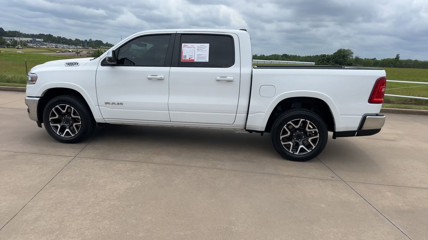 Used 2025 Bright White Clearcoat Ram Laramie image 6