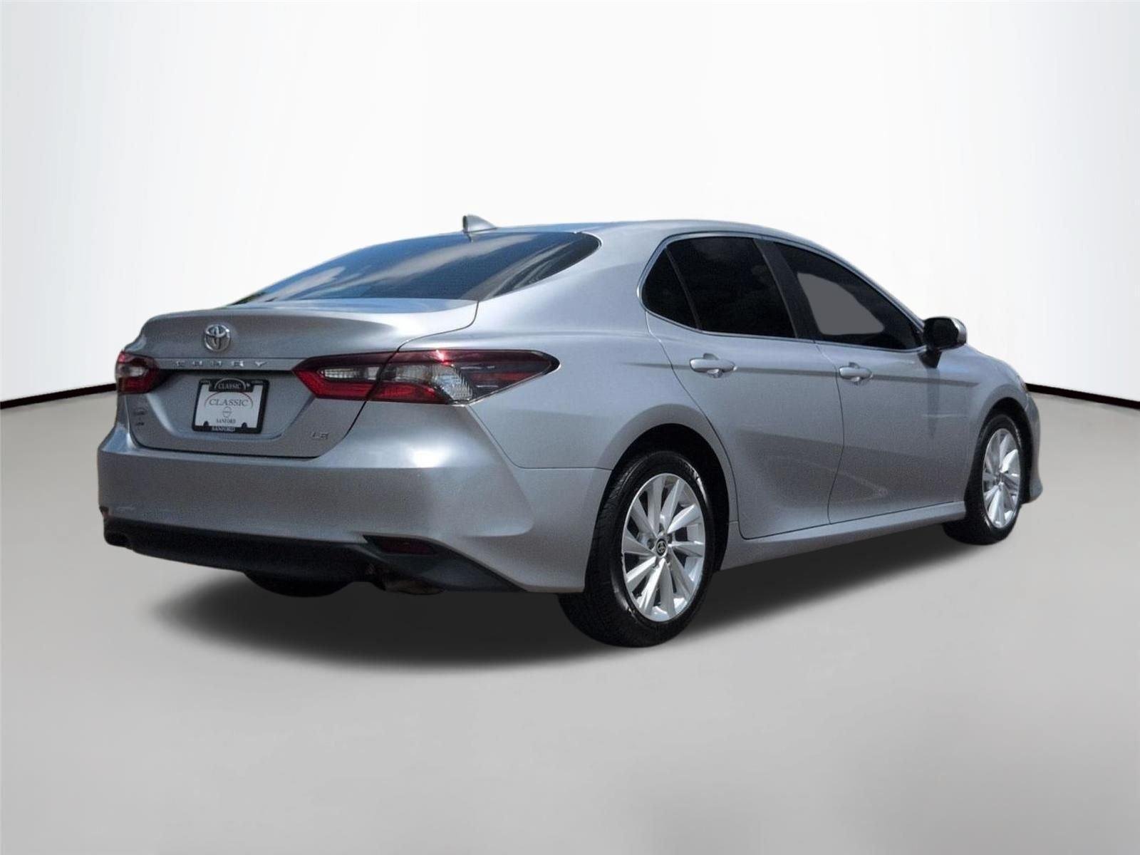Used 2021 Celestial Silver Metallic Toyota LE image 5