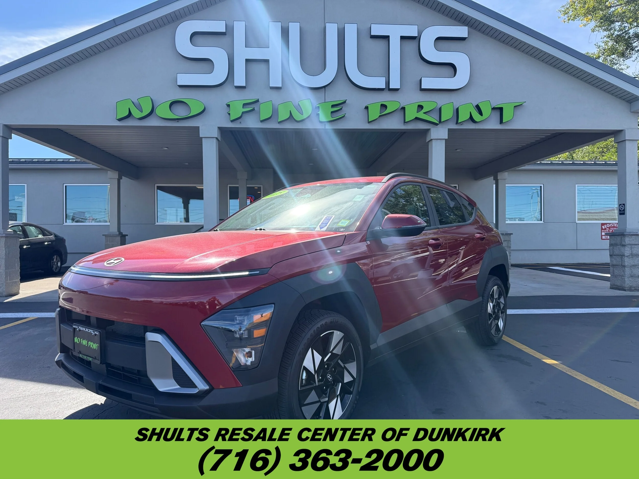 Used 2025 Ultimate Red Metallic Hyundai SEL image 1