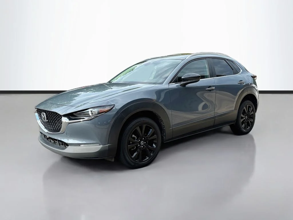 Certified Used 2022 Gray Metallic Mazda 2.5 S Carbon Edition image 3