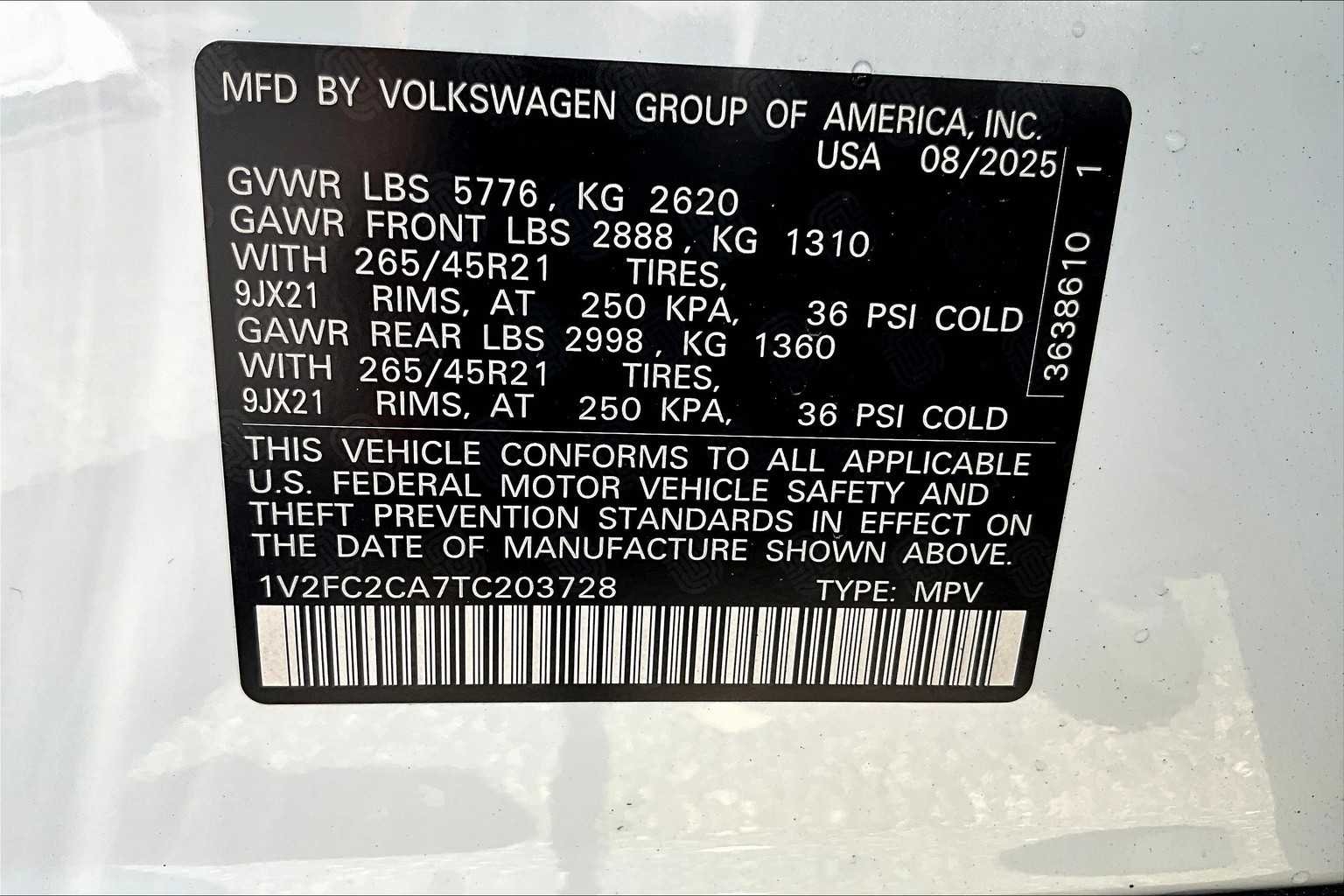 New 2026 Opal White Pearl Volkswagen 2.0T SEL Premium R-Line image 18