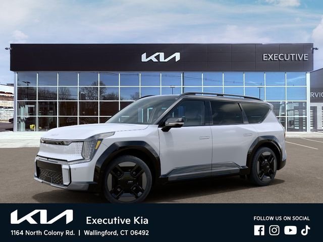New 2026 Glacial White Pearl / Black Ro Kia GT-Line AWD image 3