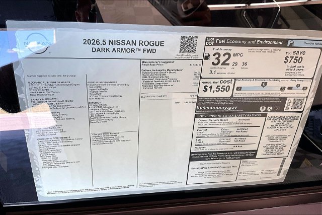 New 2026 Gun Metallic Nissan Dark Armor image 41
