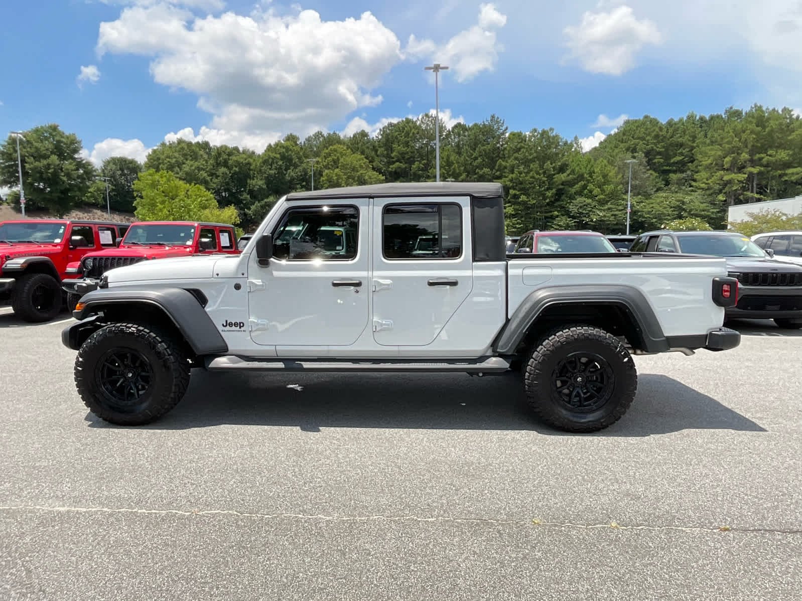 Used 2025 Bright White Clearcoat Jeep Sport image 2