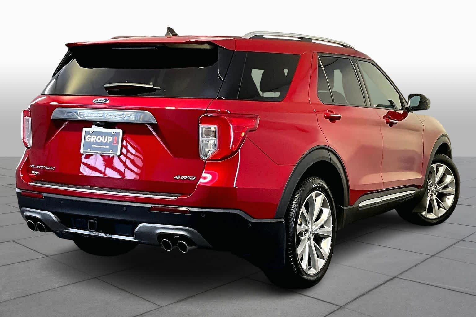Used 2021 Rapid Red Metallic Tinted Clearcoat Ford Platinum image 22