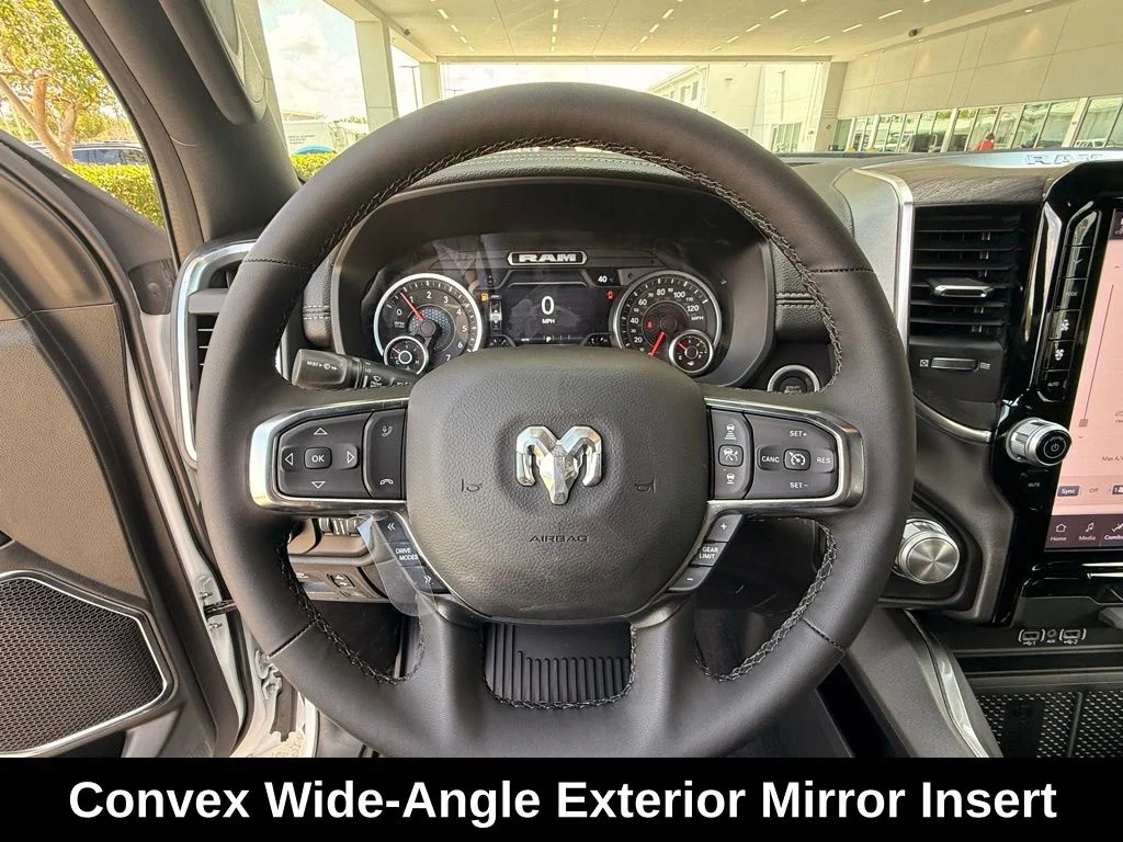 New 2026 Bright White Clear-Coat Exterior Paint RAM Laramie image 22