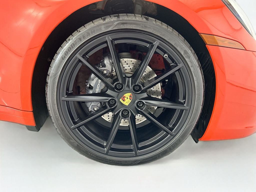 Used 2021 Lava Orange Porsche Carrera image 36