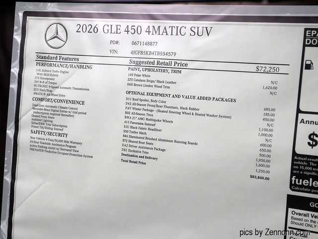 2026 Mercedes-Benz GLE GLE450 - Photo 29
