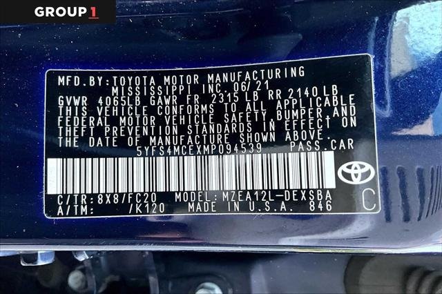 Certified Used 2021 BLUEPRINT Toyota  image 36