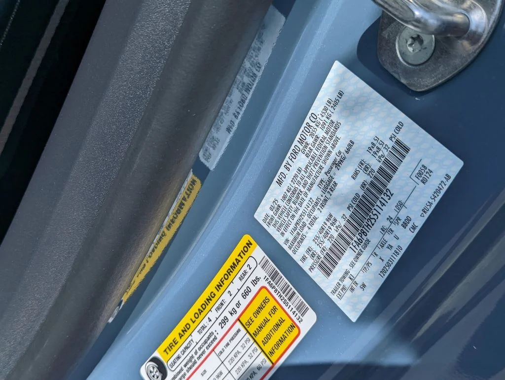 New 2025 Vapor Blue Metallic Ford EcoBoost® Premium Fastback image 14