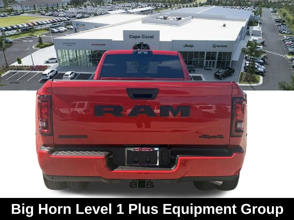 New 2026 Flame Red Clear-Coat Exterior Paint RAM Big Horn image 5