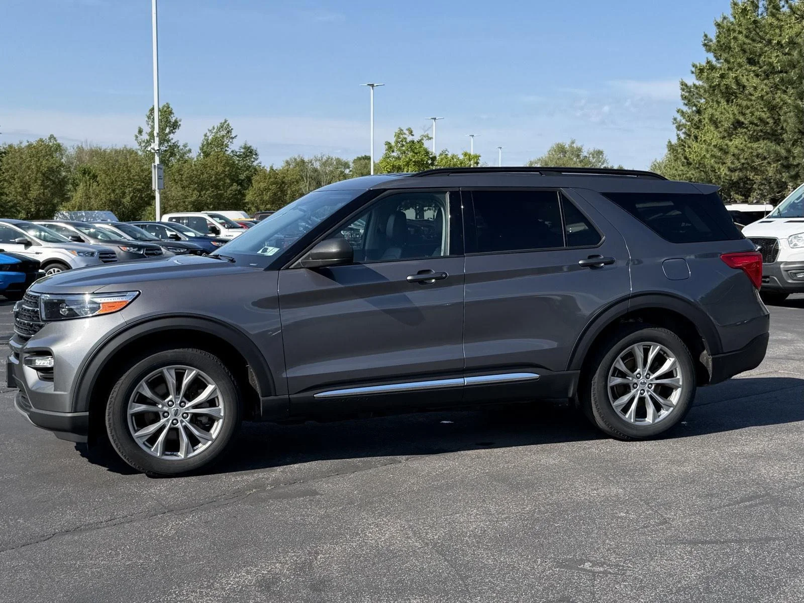 Used 2023 Carbonized Gray Ford XLT image 6