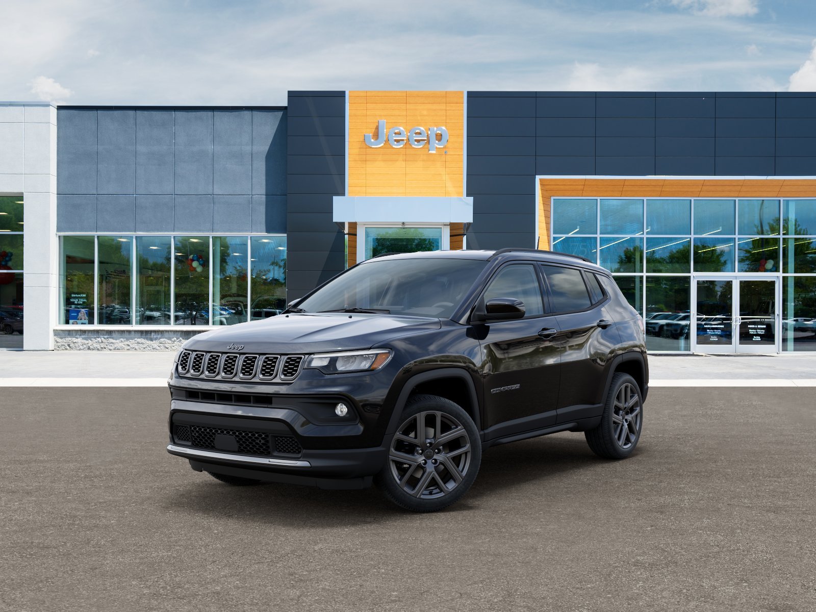 New 2026 Diamond Black Crystal Pearlcoat Jeep Latitude Altitude image 1