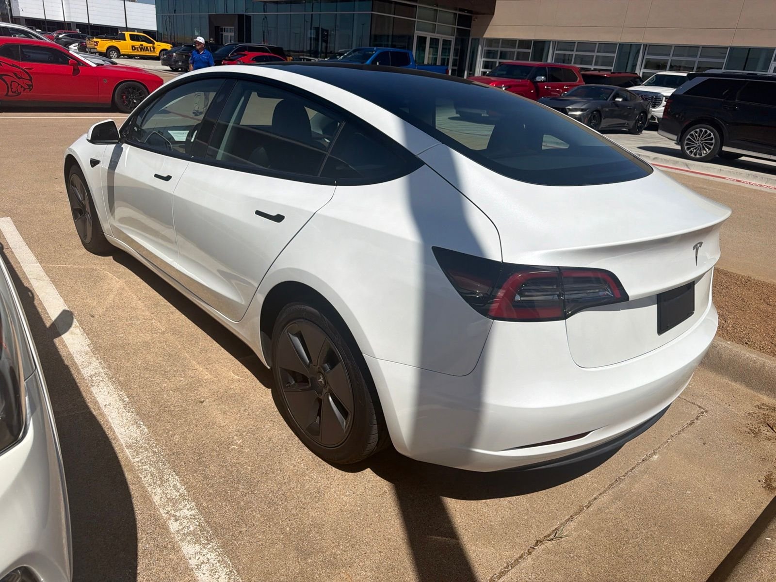Used 2023 Pearl White Multi-Coat Tesla Base image 7