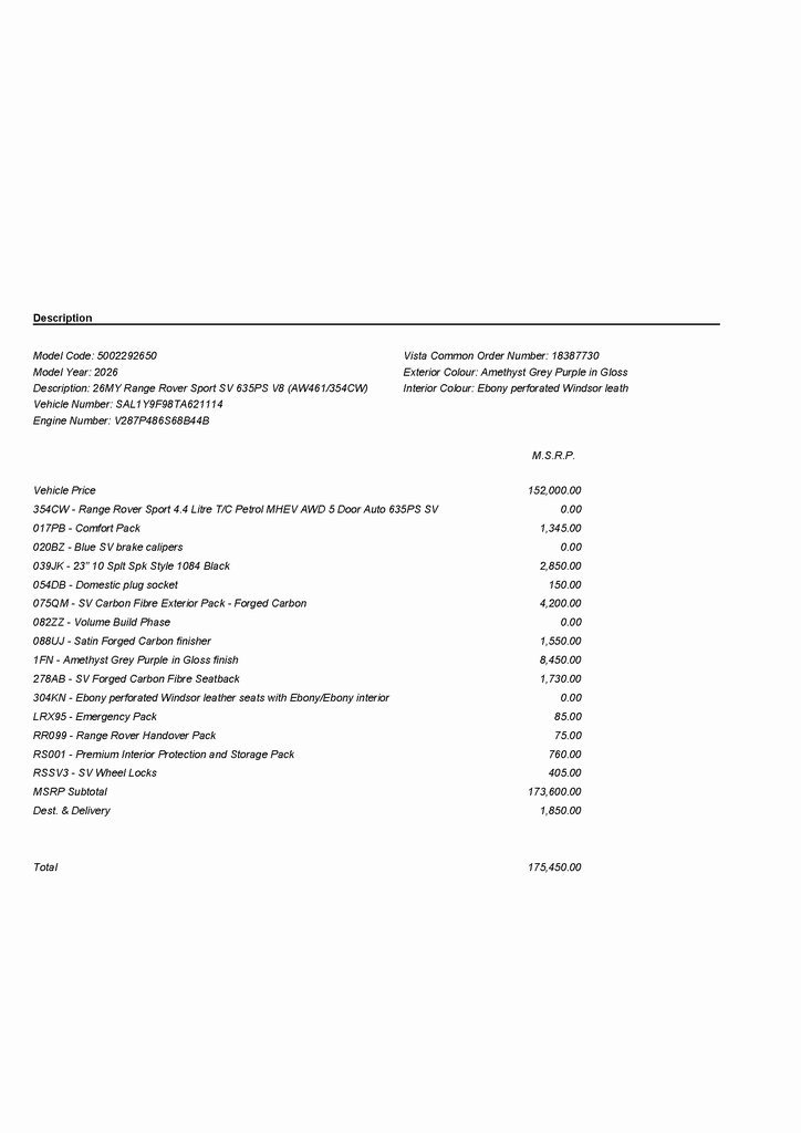 2026 LAND ROVER RANGE ROVER SPORT - Image 3