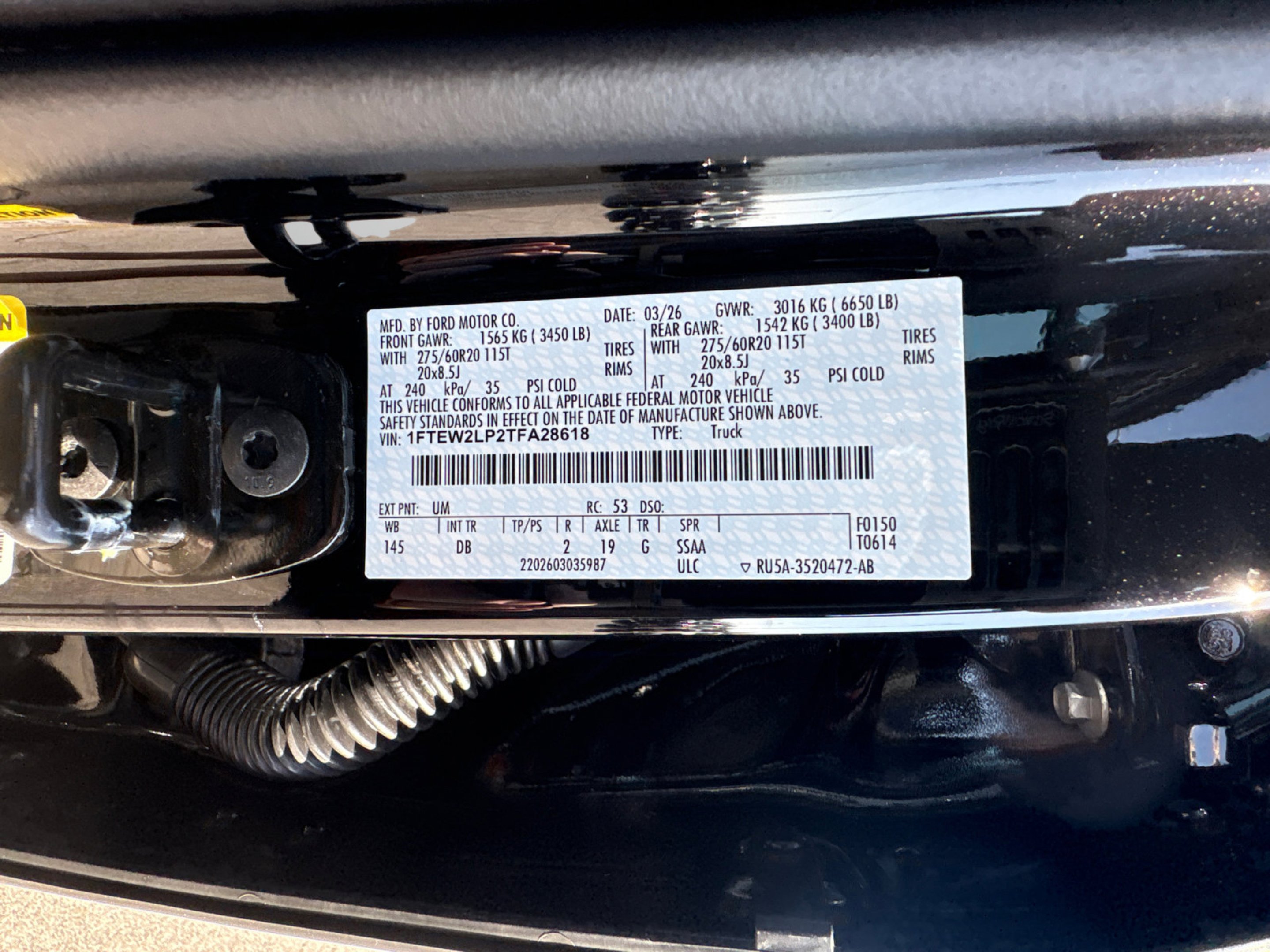 New 2026 Agate Black Metallic Ford STX® image 29