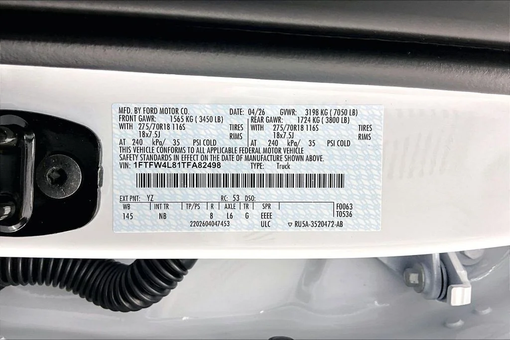 New 2026 Oxford White Ford Tremor® image 8