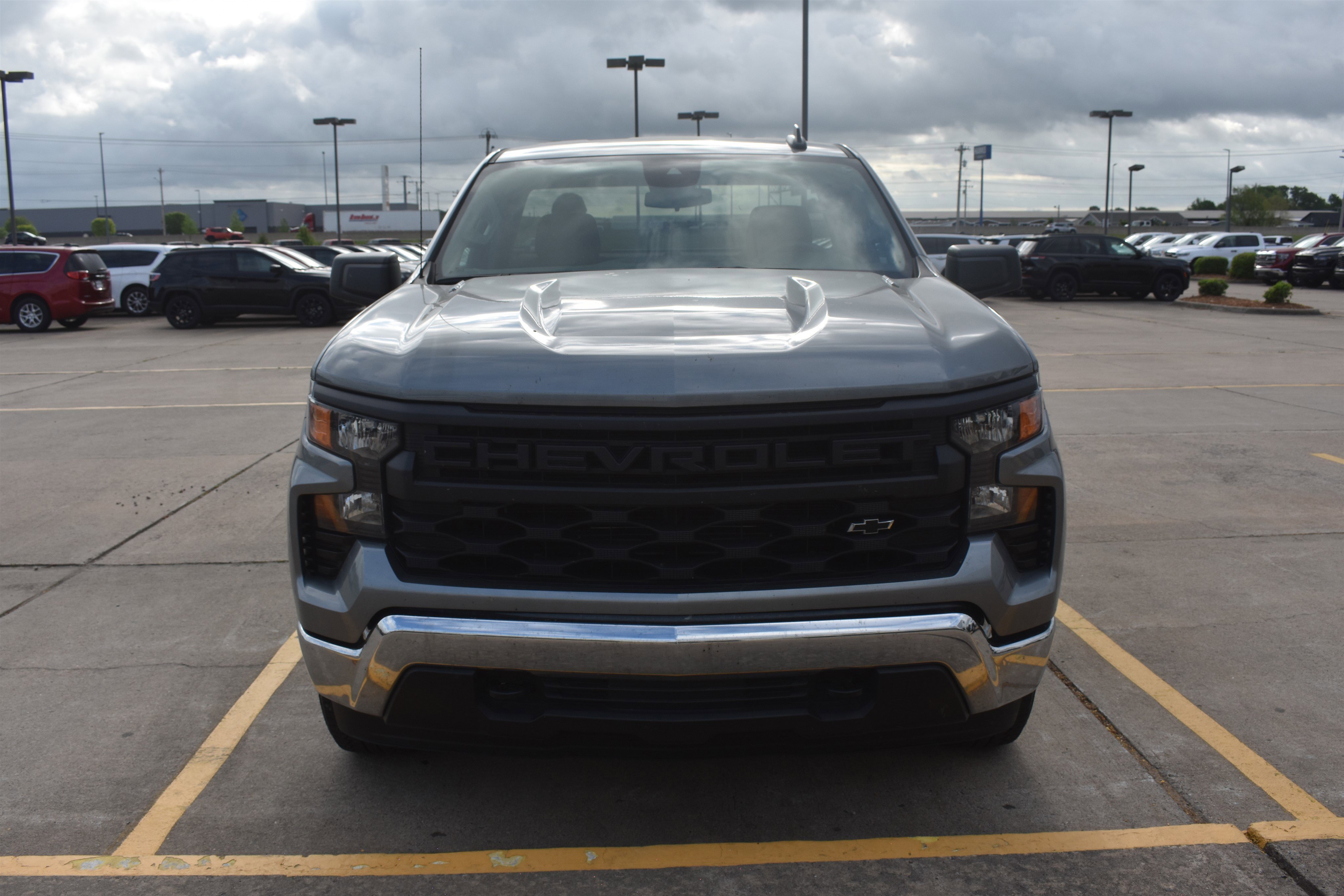 Used 2025 Chevrolet Silverado 1500 Work Truck with VIN 3GCNKAEKXSG317881 for sale in Little Rock