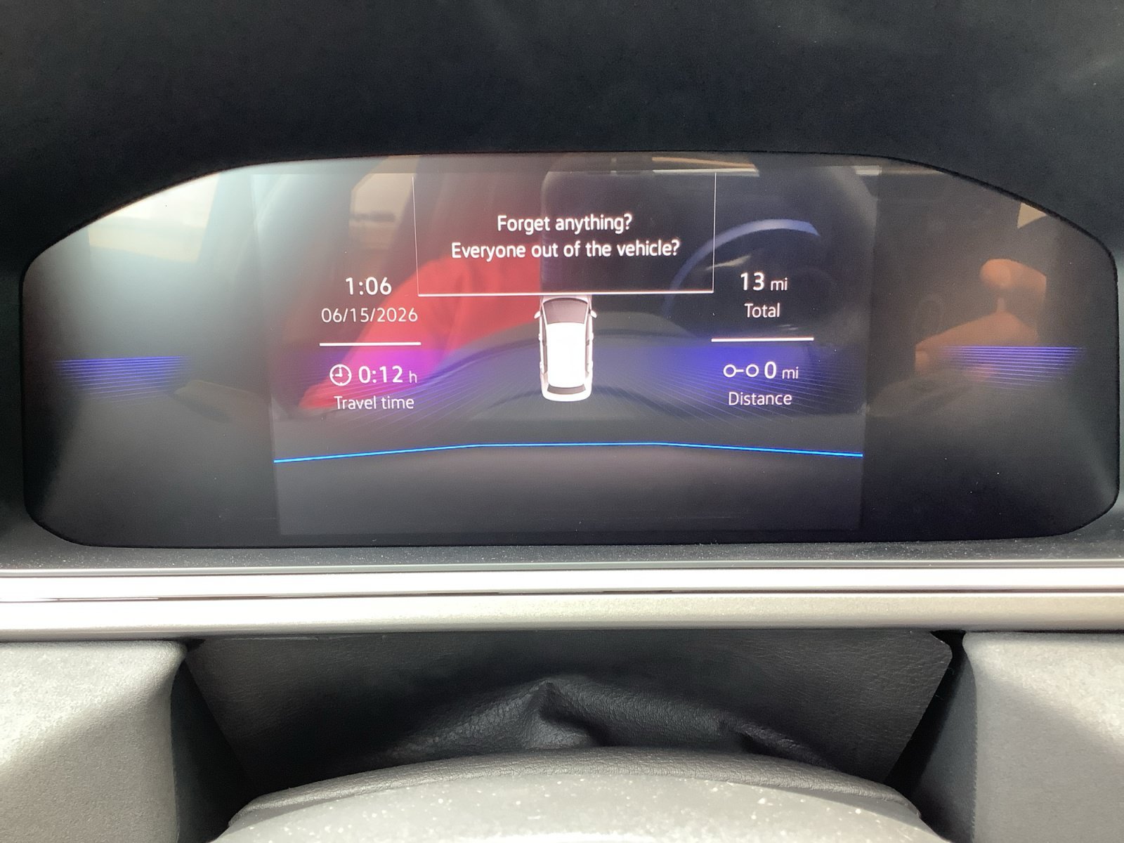 New 2026 Monument Gray w/Deep Black Roof Volkswagen SE Black image 12