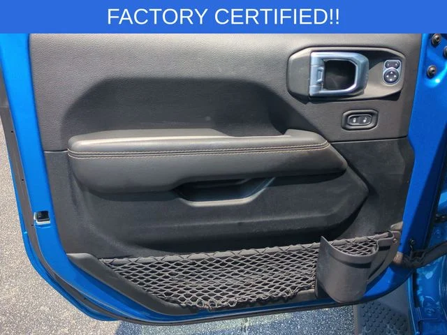 Used 2021 Blue Jeep Unlimited Sahara 4xe image 12