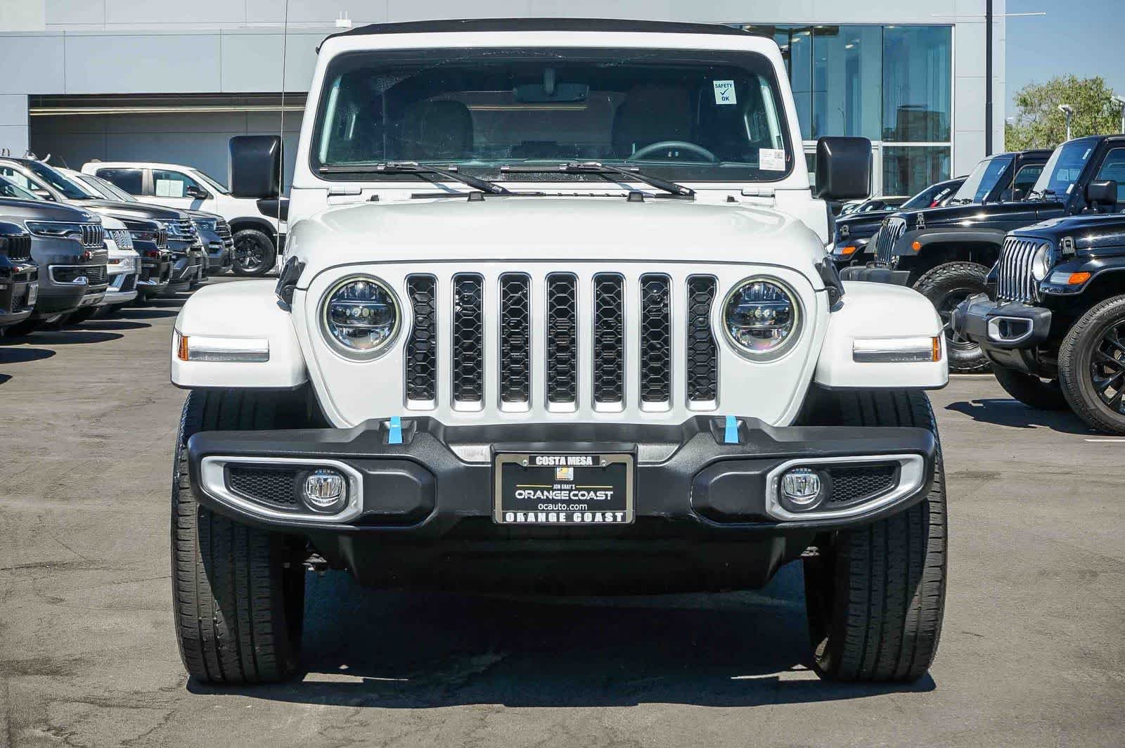 Used 2023 Jeep Wrangler 4xe Sahara 4XE with VIN 1C4JJXP67PW525312 for sale in Costa Mesa, CA
