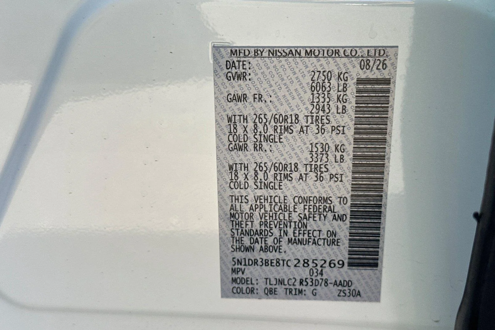New 2026 Everest White Pearl TriCoat Nissan Rock Creek® image 27