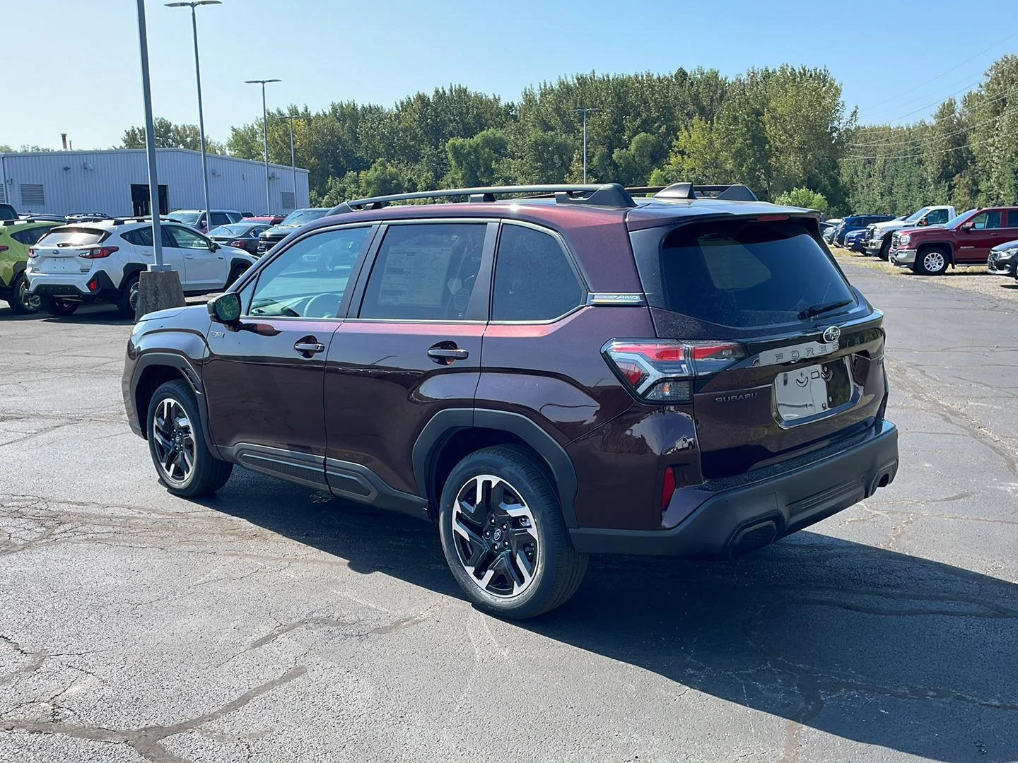 New 2026 Dark Mahogany Pearl Subaru Limited Hybrid image 3